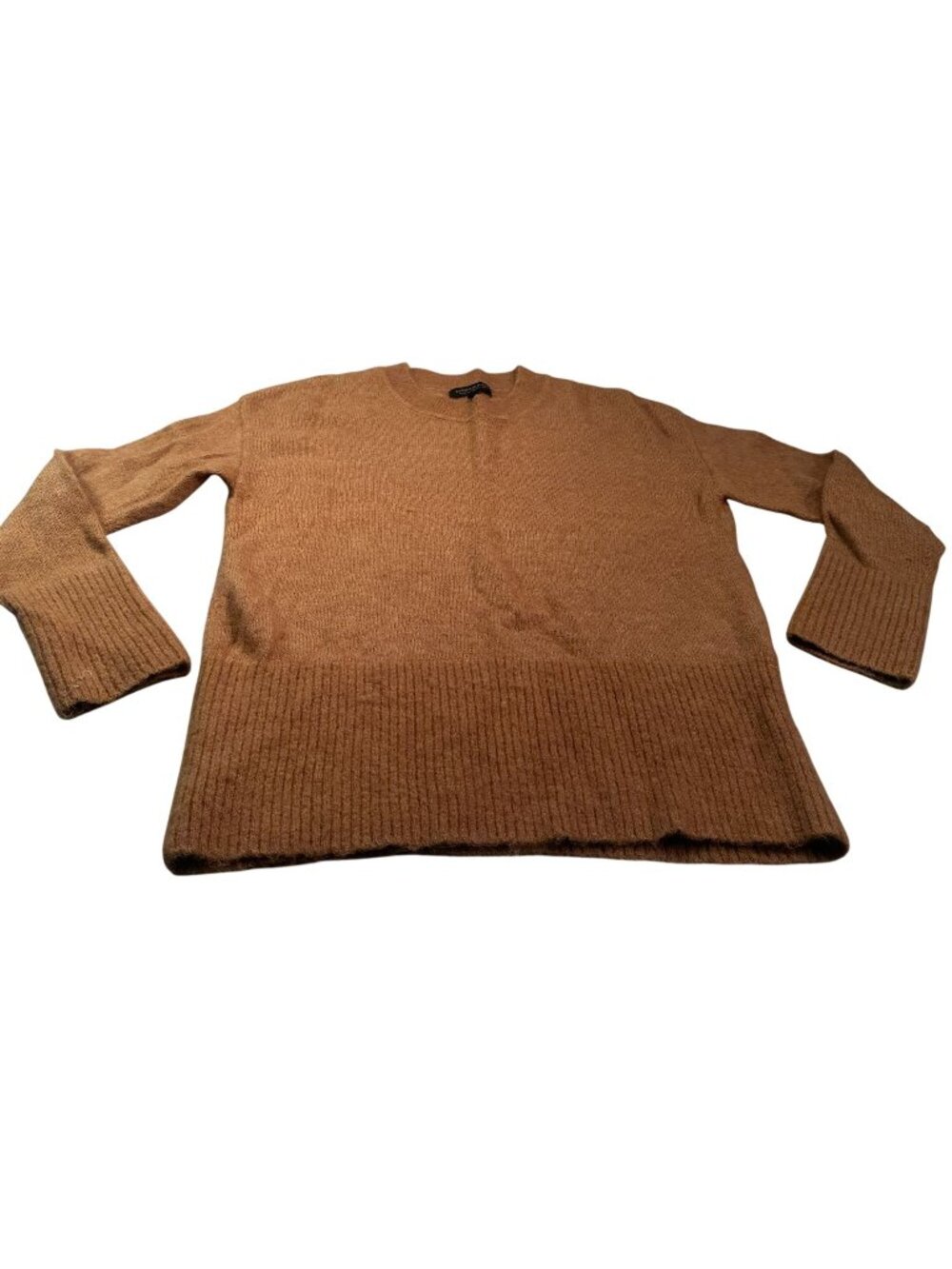 Banana Republic Italian Yarn Womens Sweater Alpaca Crew Neck Ribbed Hem Classic